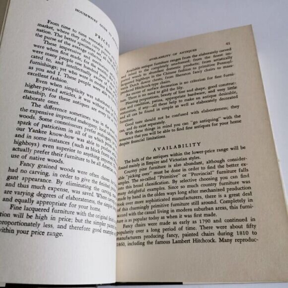 1959 Housewives Guide to Antiques Book by Leslie Gross, Illustrated Home Decor - Picture 5 of 7